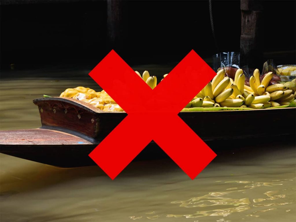 Why no Bananas on the Fishing Boat?