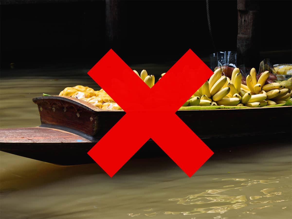 Why no Bananas on the Fishing Boat?