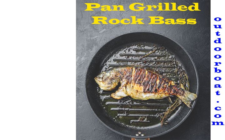 Pan grilled rock bass