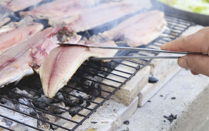 Grilled Bonita Steaks